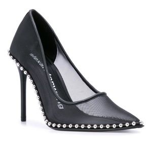 Alexander Wang Black Studded Heels